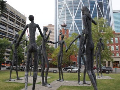 Calgary Family statues