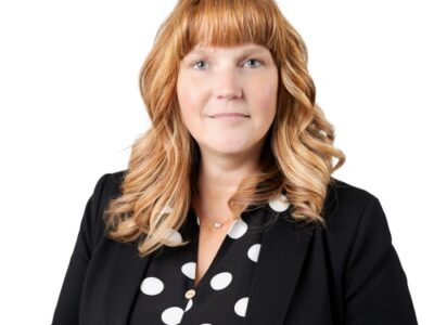 Portrait of Candice Doyle, receptionish at West Legal lawyers in Calgary, Alberta, Canada
