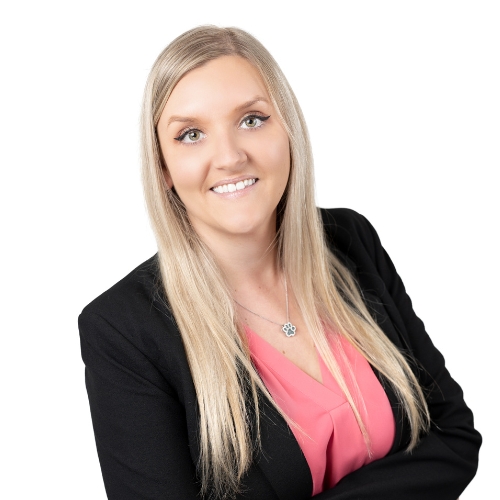 Portrait of Kelsey Morrison, Calgary lawyer at West Legal
