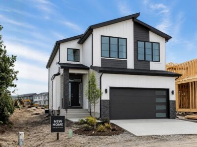 A photo of a new home build in Calgary by West Legal Real Estate lawyers